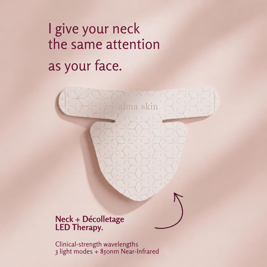 Alma Skin™ - Near Infrared Light Therapy Neck & Décolletage Mask
