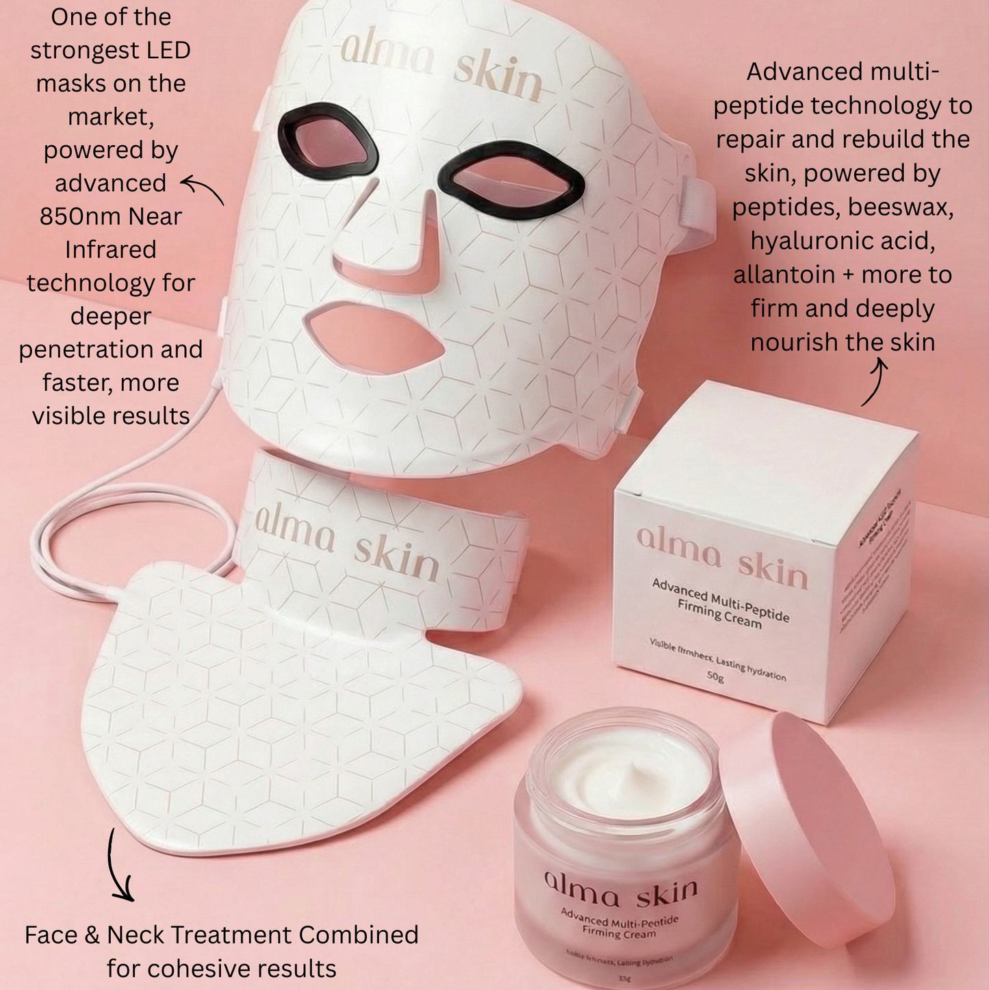 The Alma Skin ™ - Near Infrared LED Light Therapy Set