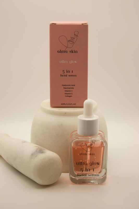 Alma Skin™ Ultra Glow-  5 in 1 Facial Serum