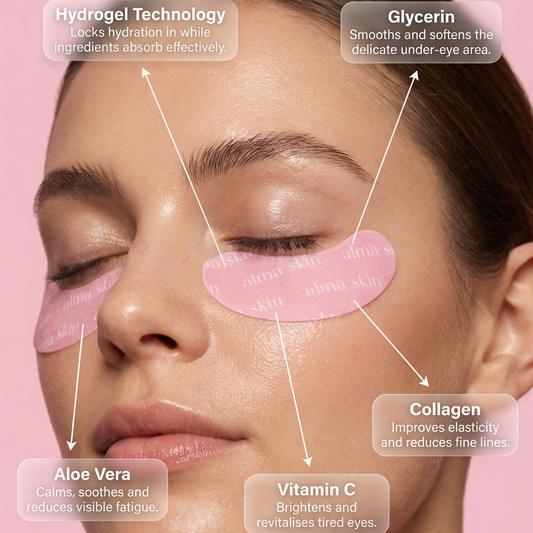 Alma Skin™ - Glow Boost Hydrogel Eye Masks